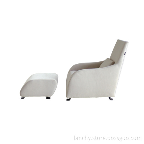 Simple Line Lounge Chair with Fabric Cover (LC-ZHY)
